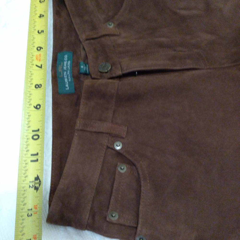 Lauren Ralph Lauren Jeans Co Suede Jeans - Picture 10 of 16